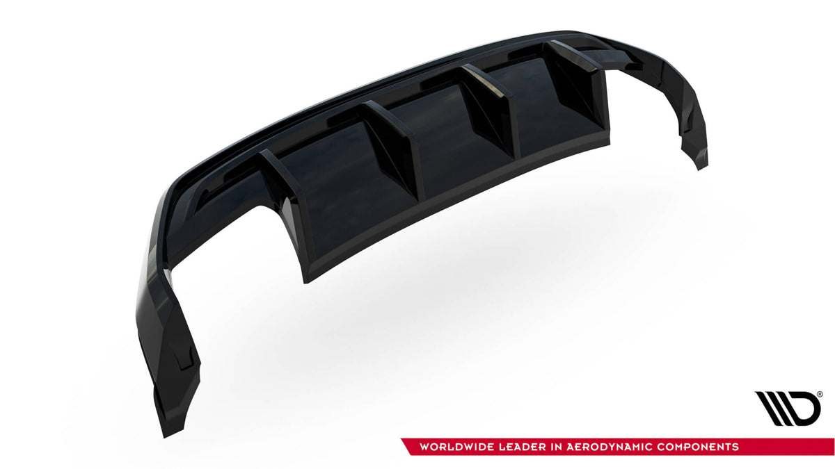 Detaljbilde av ABS-diffuser til Audi S3 Sedan 8Y Facelift med stilrent finish og enkel montering