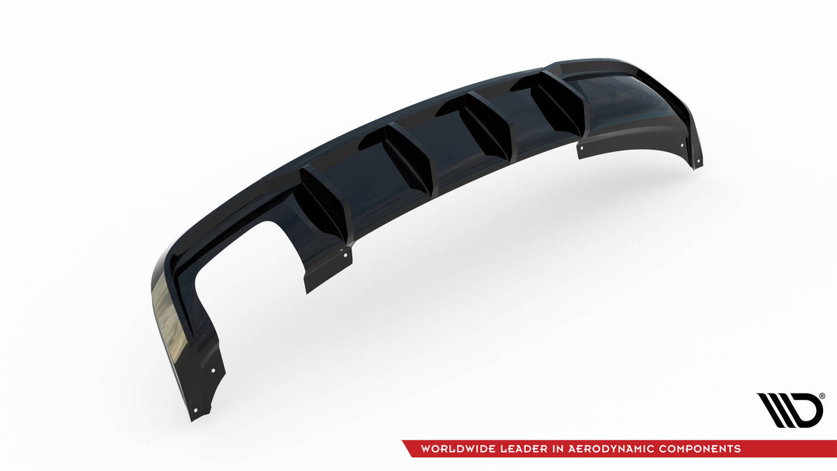 Maxton Design bakvalance for BMW 1-serie E82 sett nedenfra