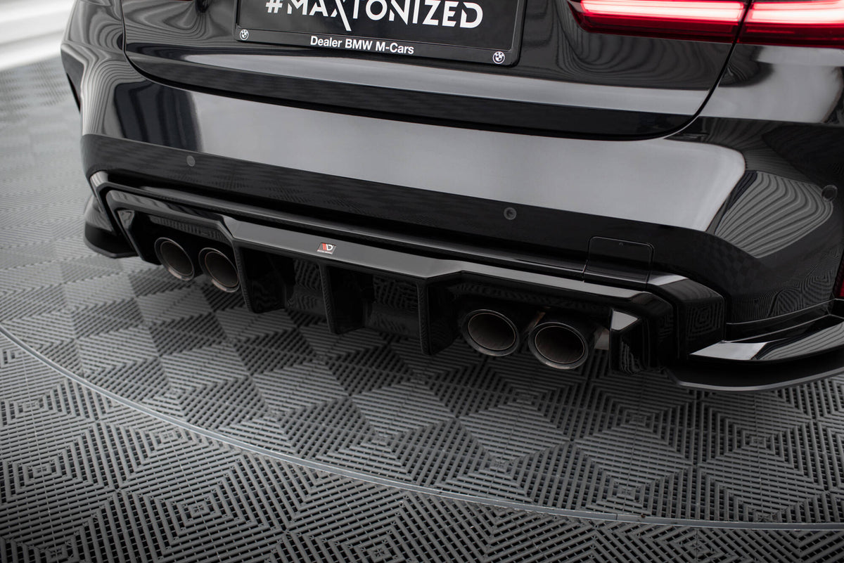 Diffuser til BMW M3 Sedan Touring G80 G81 forside produktvisning