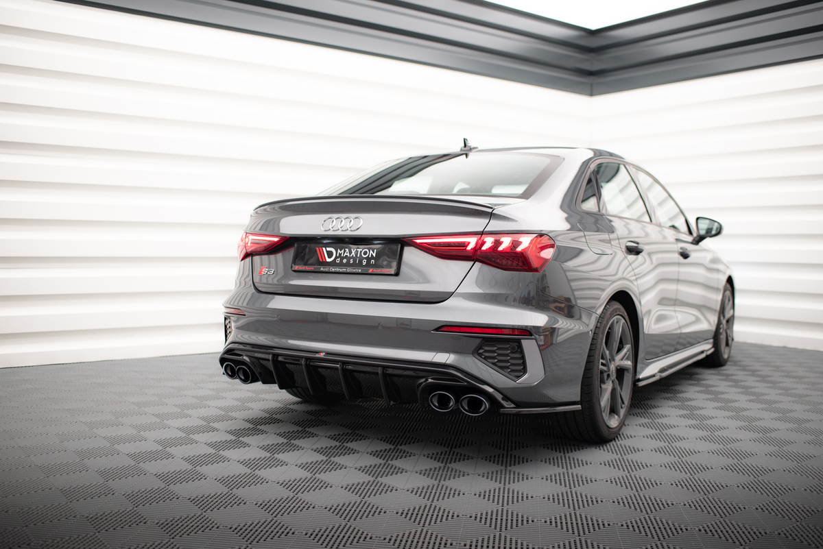 Bakre diffusor med eksosenderimitasjon til Audi A3 S-Line Sedan 8Y – Maxton Design