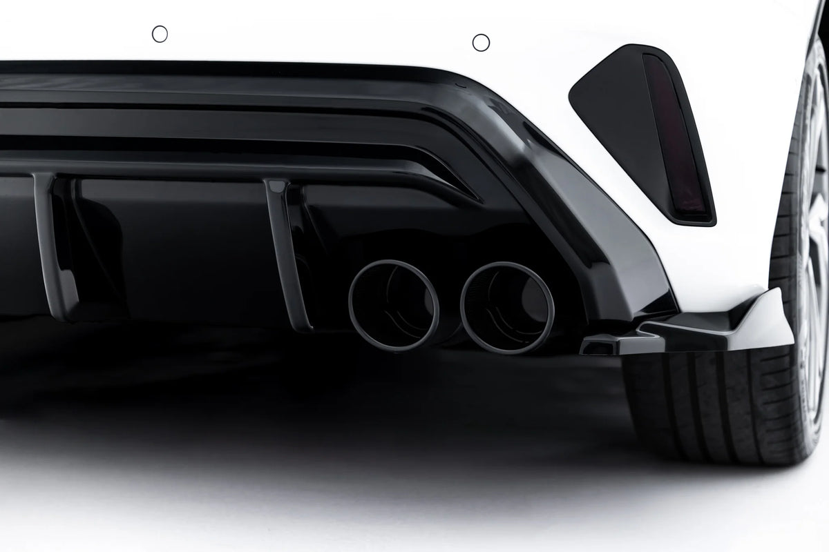 Diffuser til Audi A3 S-Line Sportback 8Y Facelift montert på hekken