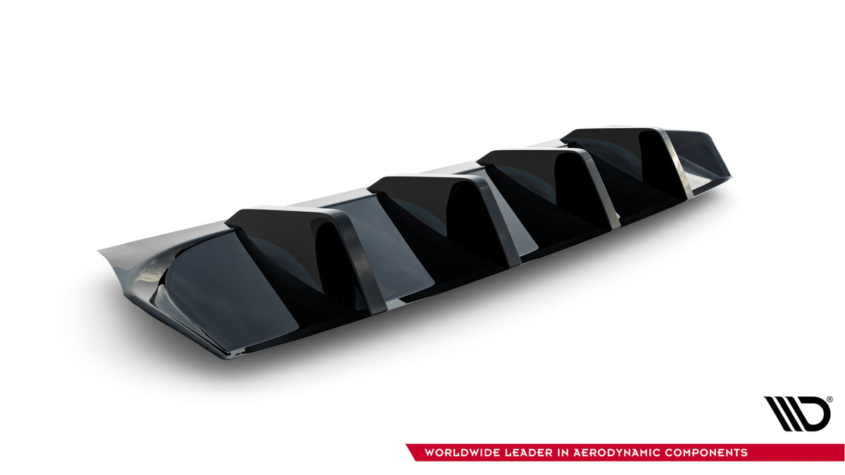 Diffuser til Skoda Octavia Sportline Combi Facelift sett underfra