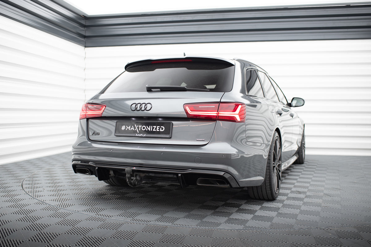 Maxton bakvalance V.2 til Audi A6 Avant C7 Facelift på hvit bakgrunn
