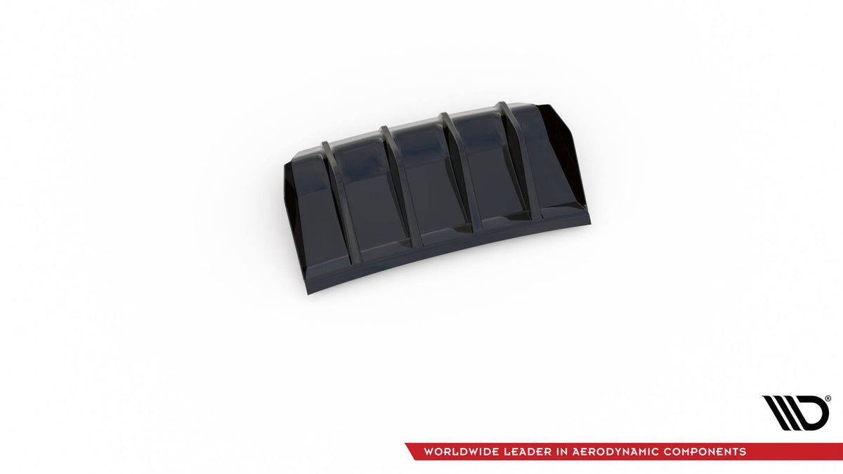 Detaljbilde av diffuser med ribber til Cupra Formentor Mk1 Facelift