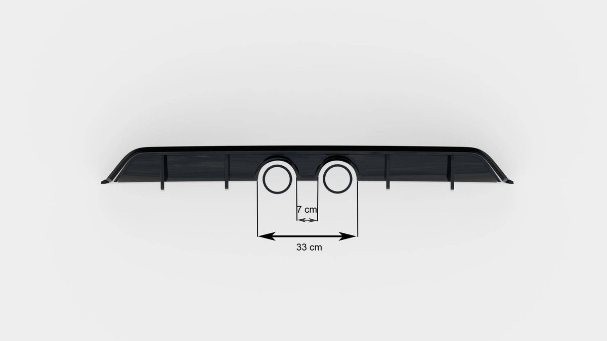Diffuser V.2 VW Scirocco Mk3 (R32 Eksos) 08-14 - VW-SC-3-RS2G+RS2RG