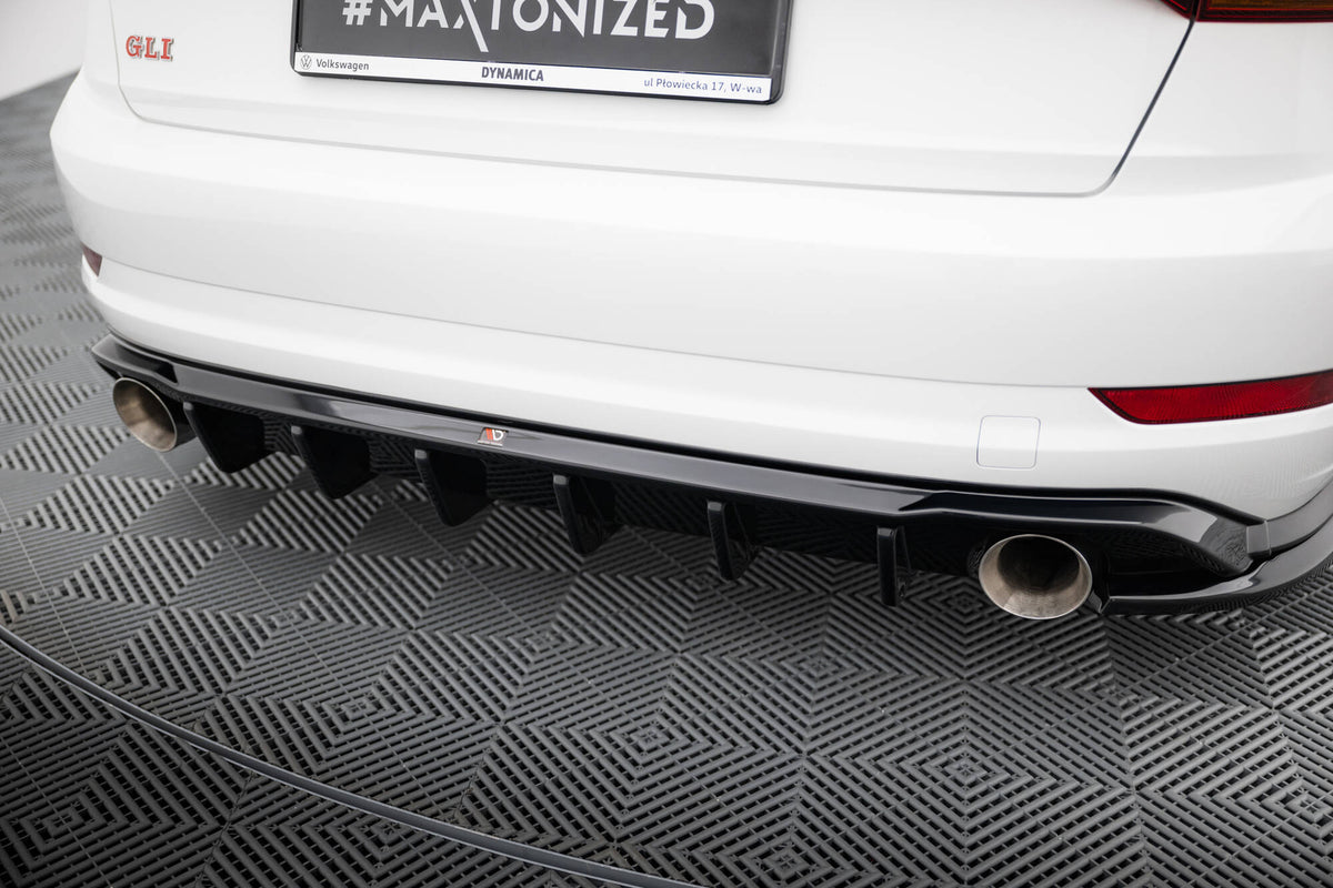 Diffuser til Jetta GLI Mk7 montert uten modifikasjoner