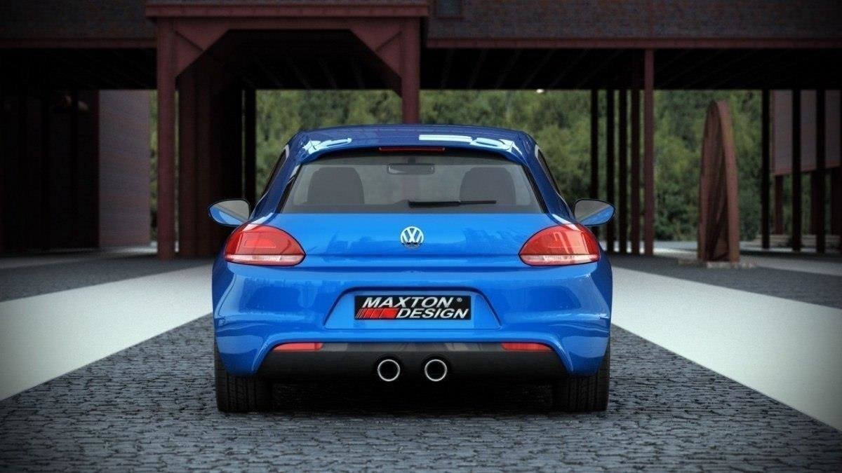 Bakdiffuser til VW Scirocco R vist fra skrå vinkel
