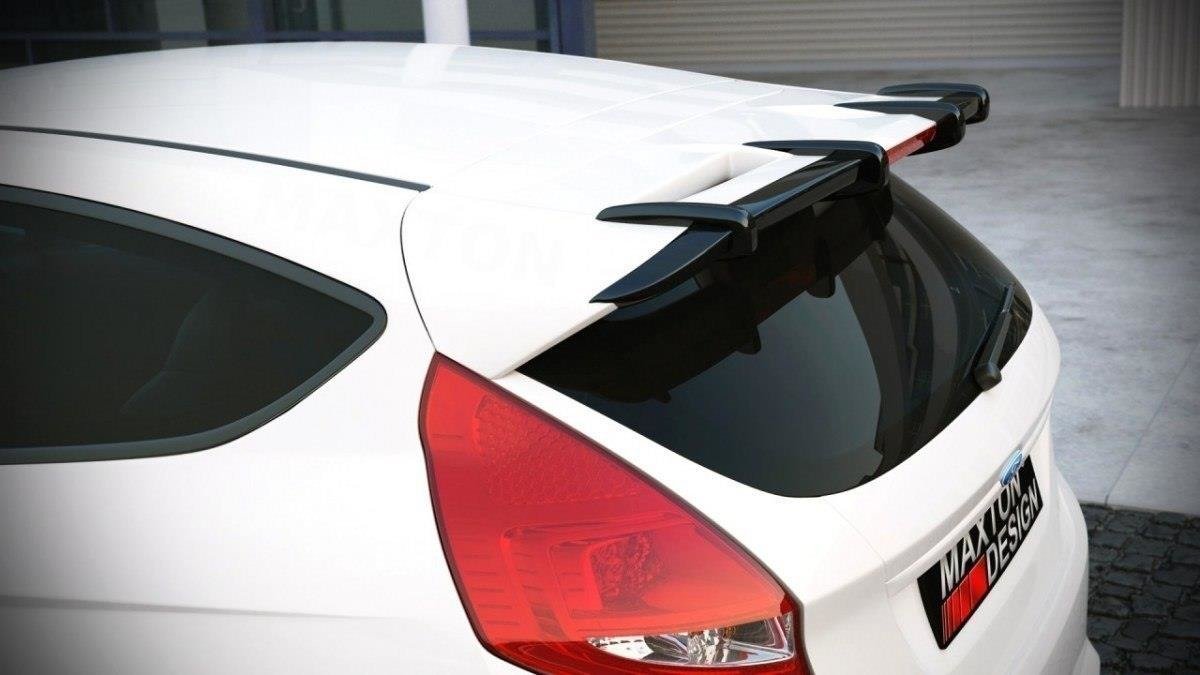 Takspoilerforlengelse til Ford Fiesta ST MK7 Facelift sett ovenfra