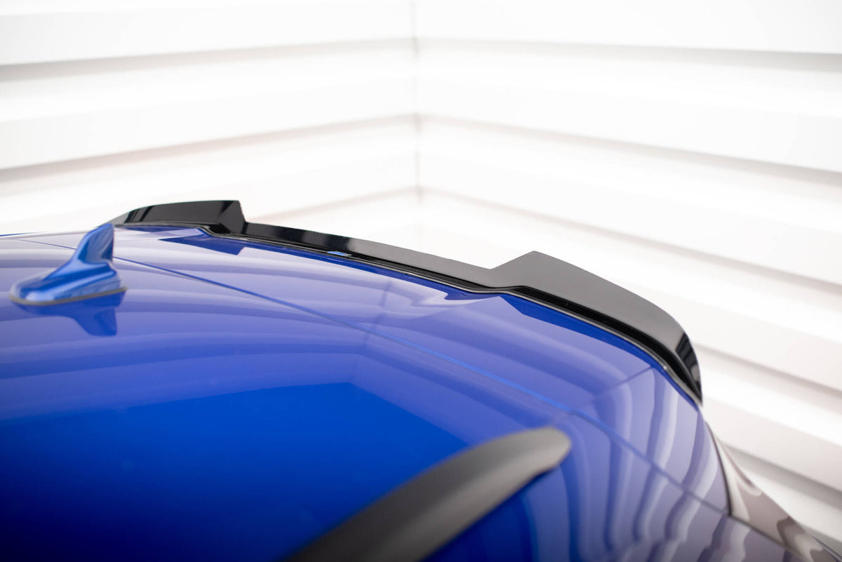 Spoiler cap til Audi Q5 S-Line Facelift montert på bakluke, sett ovenfra