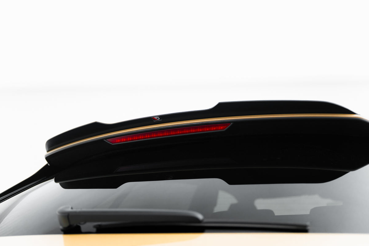 Komplett splittersett for Audi Q8 Facelift vist bakfra