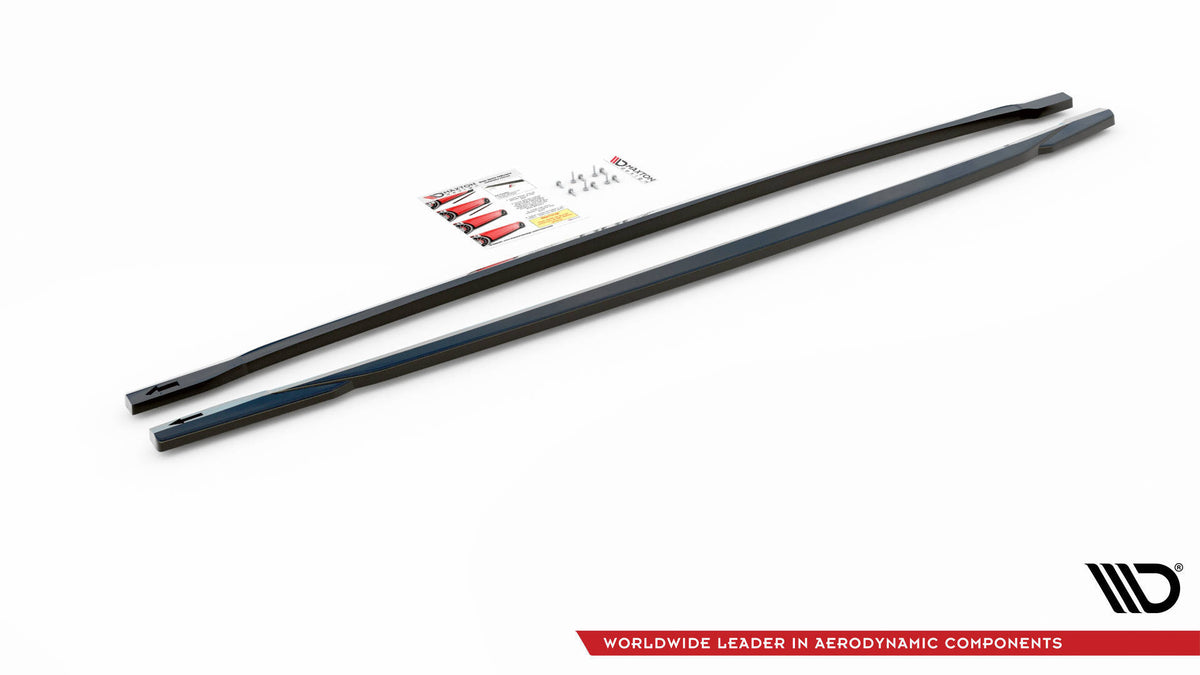 Komplett splittersett for Audi RS3 Sedan 8Y lagt ut med alle deler og festemateriell – gratis frakt