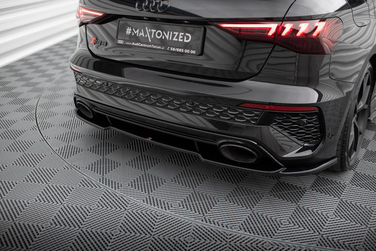 Splittersett Audi RS3 Sportback 8Y komplett designoversikt med front rear og sideelementer – gratis frakt