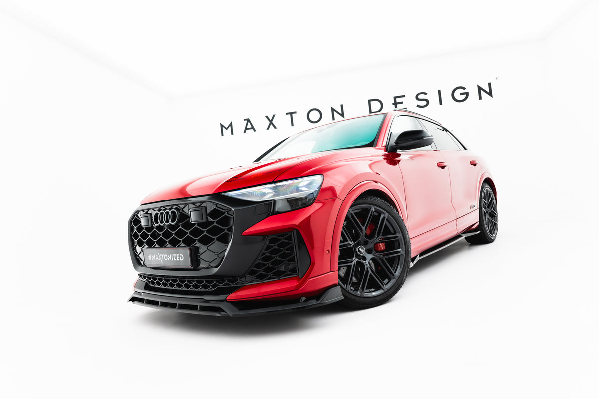 Spoiler cap til Audi RSQ8 Mk1 Facelift i blank sort
