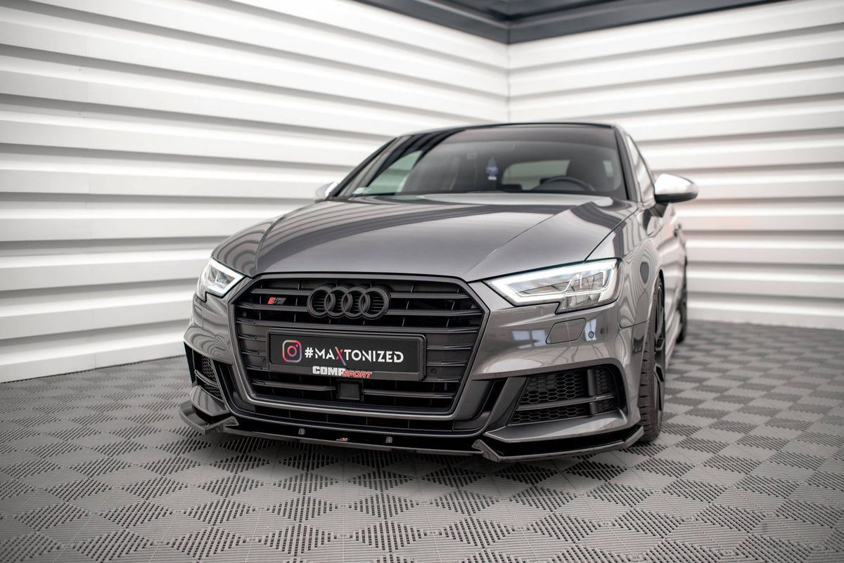 Splittersett Audi S3 Sportback 8V Facelift (2016–2020) - AU-S3-3F-SB-SET