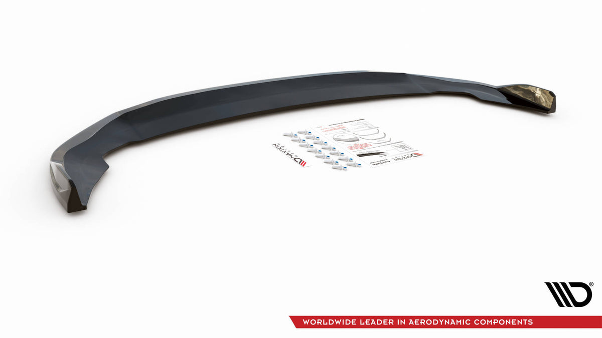 Front splitter BMW F44 M-Pakke – Maxton Design blank svart