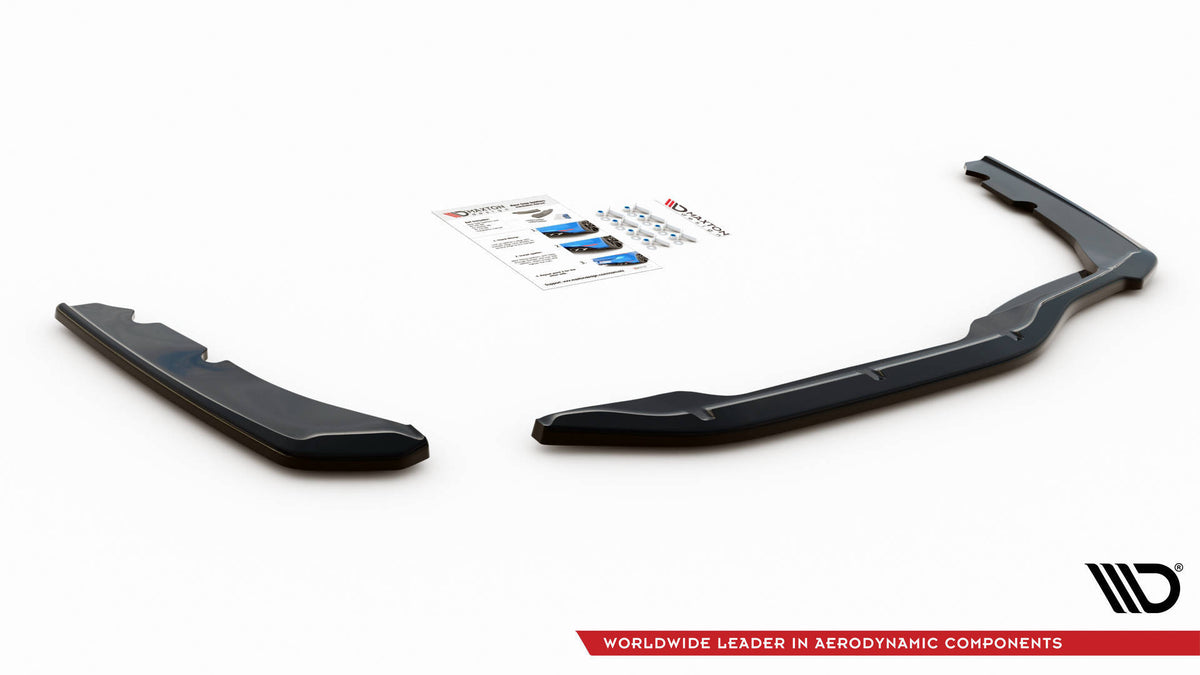 Bakre sidesplittere BMW F44 M-Pakke – blank svart finish