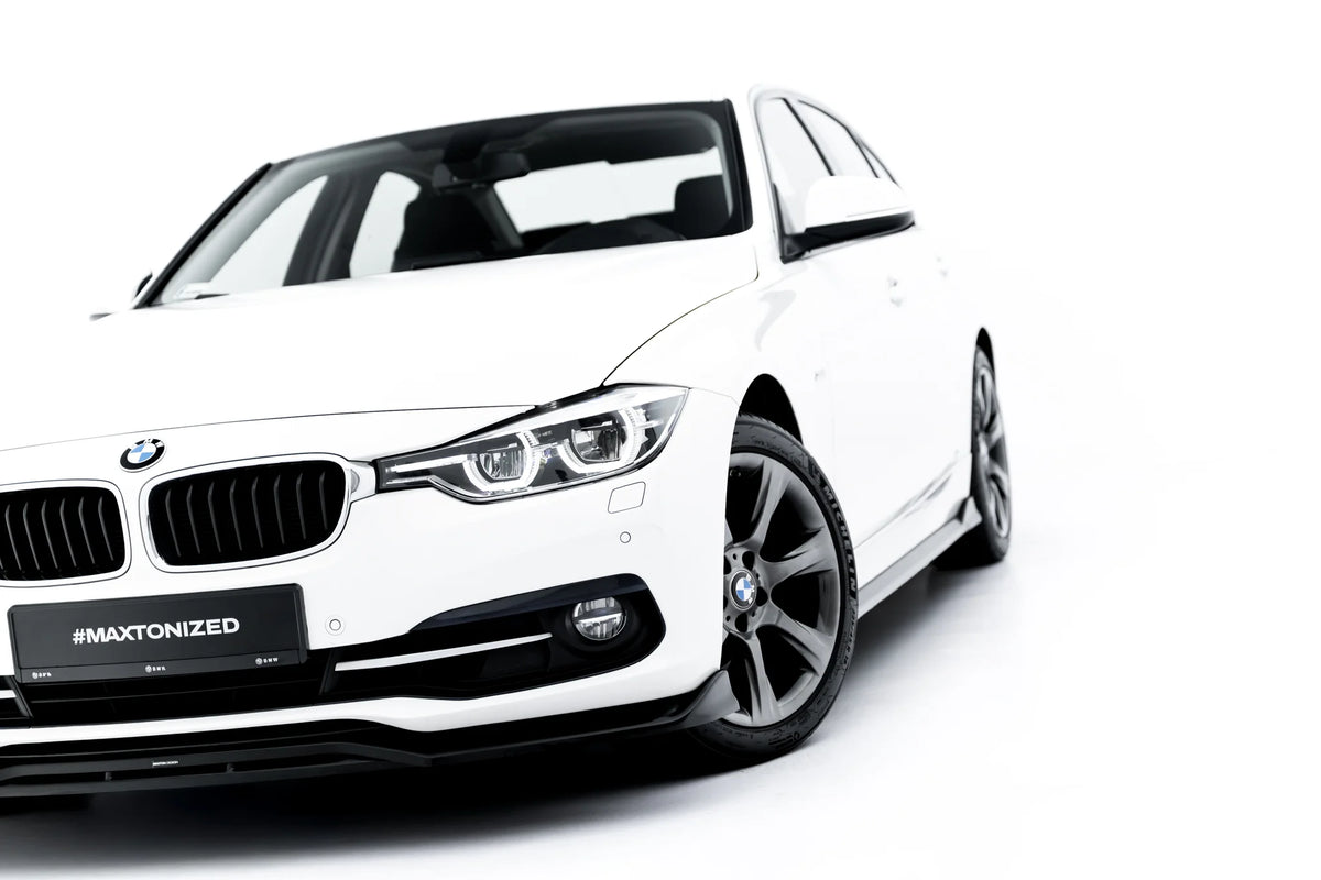 Komplett splittersett montert på BMW 3 Sportline Sedan F30