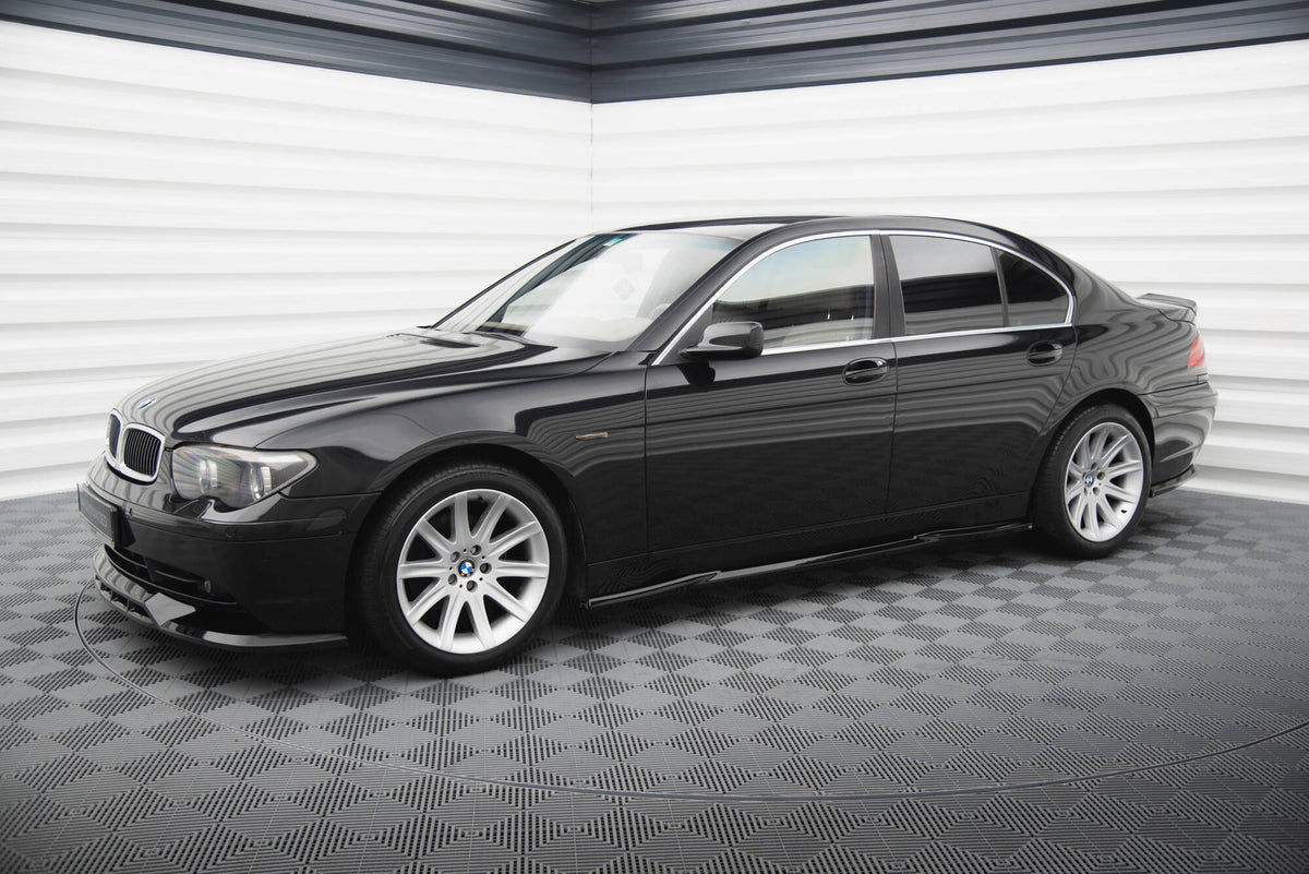 Splittersett for BMW 7 E65 i sort ABS-plast – Maxton Design