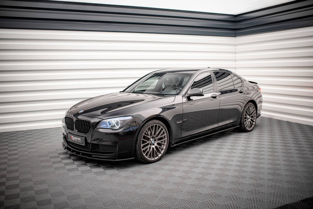 Splittersett for BMW 7 M-Pakke F01 i svart ABS-plast – Maxton Design