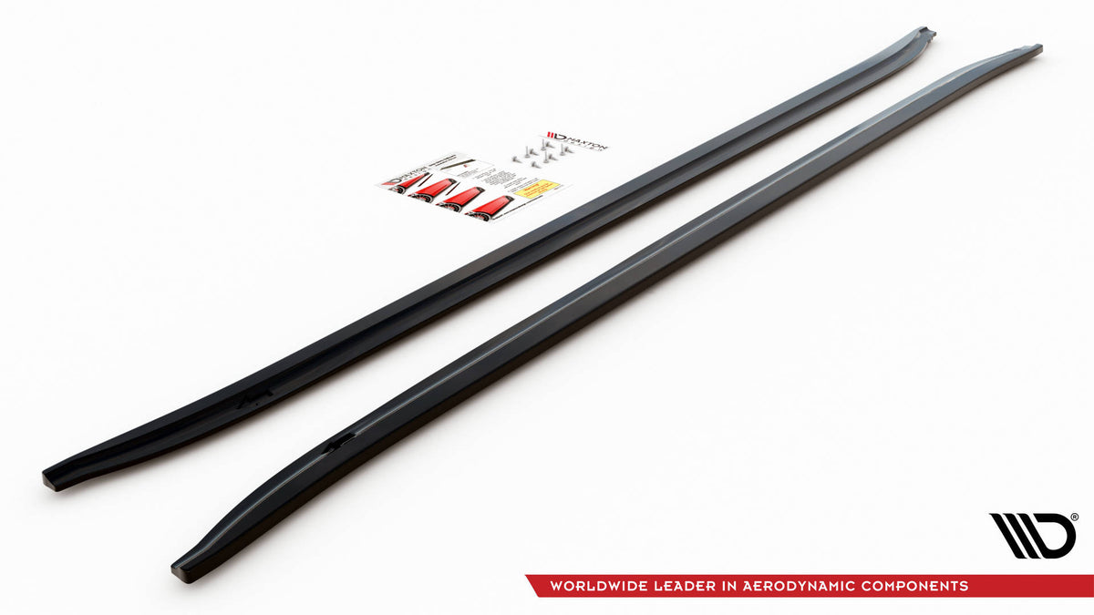 Maxton splittersett BMW F01 M-Pakke – baksplitter detalj