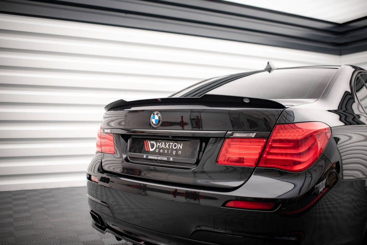 Splittersett Maxton BMW 7 F01 M-Pakke – frontsplitter nærbilde svart ABS
