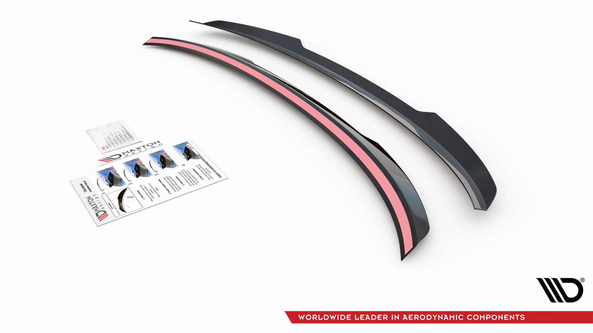 Splittersett BMW F01 M-Pakke – spoiler cap toppmontert