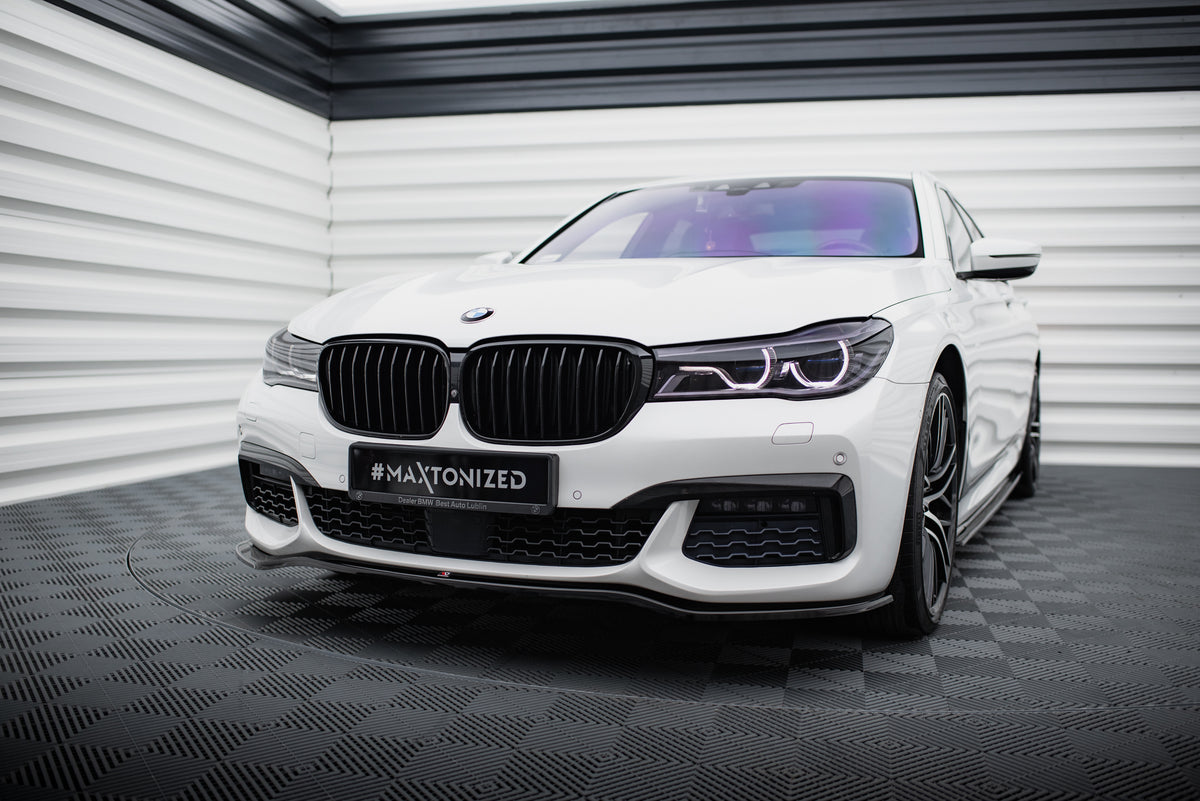 Spoiler cap og bakre splitter BMW 7 G11 M-Pakke montert