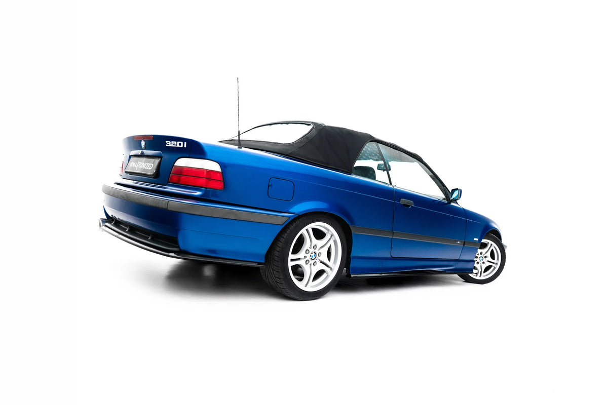 Splittersett til BMW E36 med valgfri rød eller hvit stripe