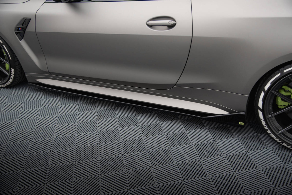 Komplett splittersett til BMW M4 G82 Facelift pakket i beskyttende emballasje
