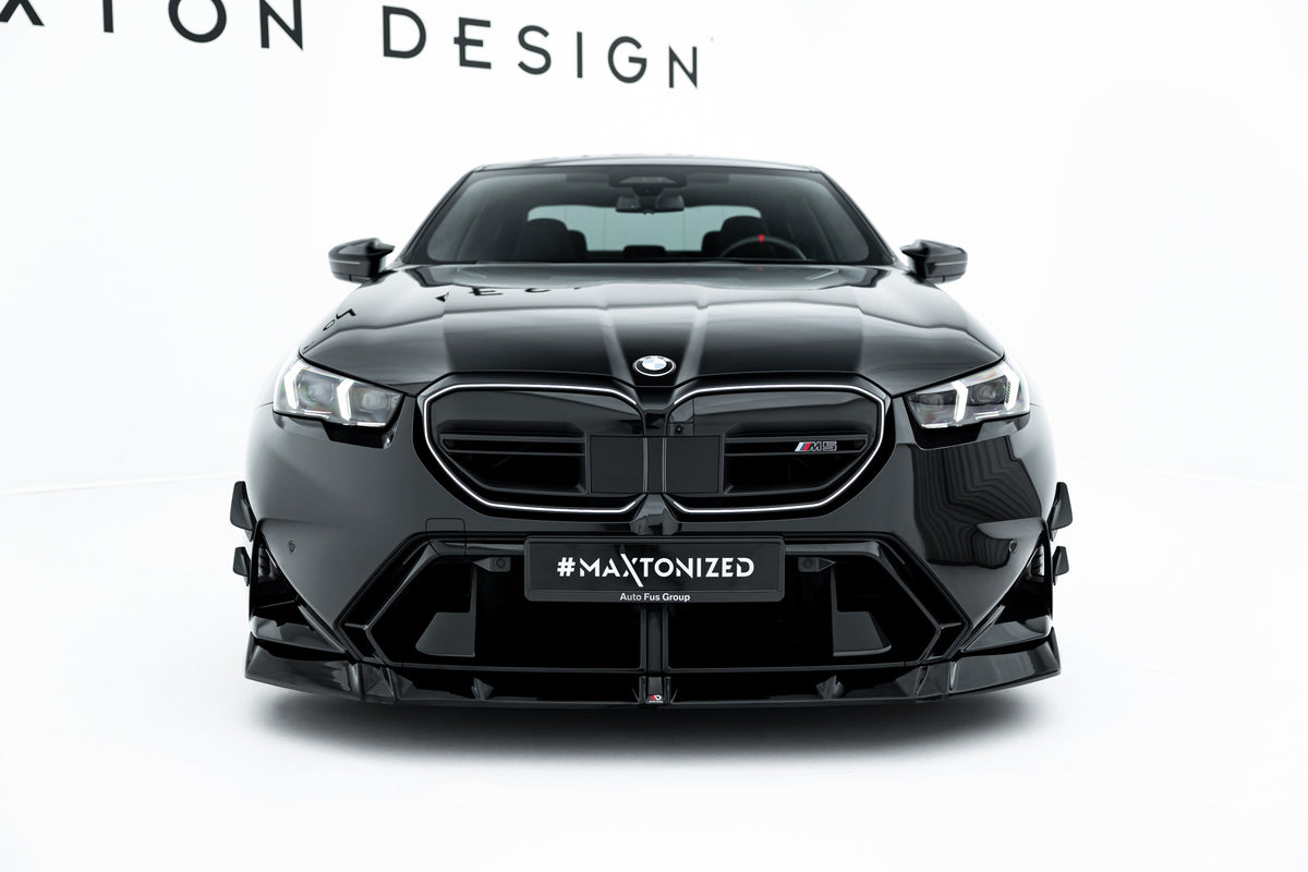 Maxton Design splittersett til BMW M5 Sedan G90 – bakdiffuser svart ABS, lav bakvinkel