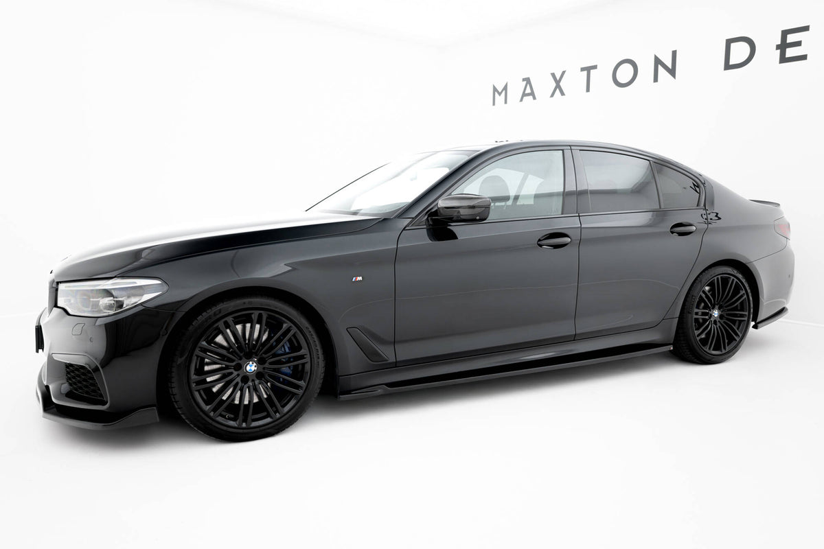 Splittersett BMW M550I Sedan G30 – matt svart ABS