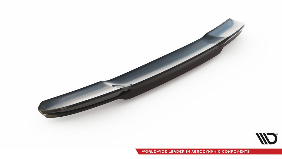 Spoiler cap Maxton Design montert på BMW X1 U11 M-Pakke – profilbilde bakfra