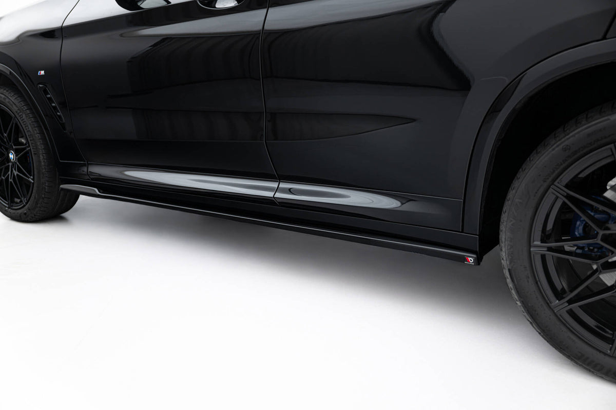 Splittersett BMW X4 G02 M-Pakke Facelift sett fra siden med synlig passform