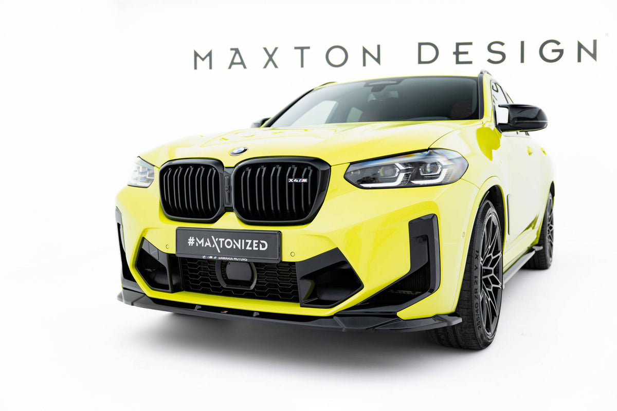 Splittersett BMW X4M F98 Facelift detalj av festemateriell og finish