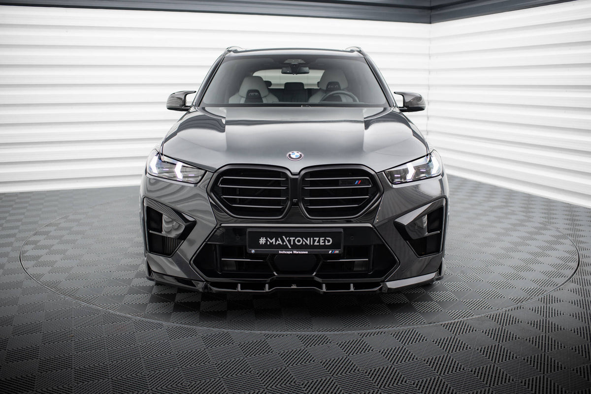 Splittersett BMW X5 M F95 Facelift Maxton Design --frontparti med splitter