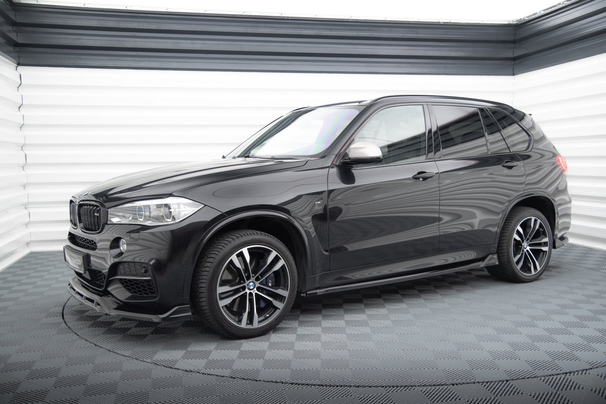 Splittersett BMW X5 M-Pakke F15 – komplett Maxton Design sett med front splitter og sideskjørt