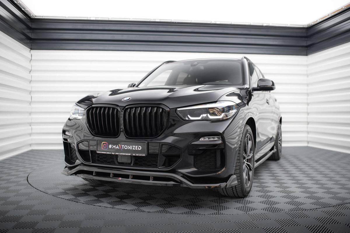 BMW X5 G05 M-Pakke med splittersett – frontal vinkel