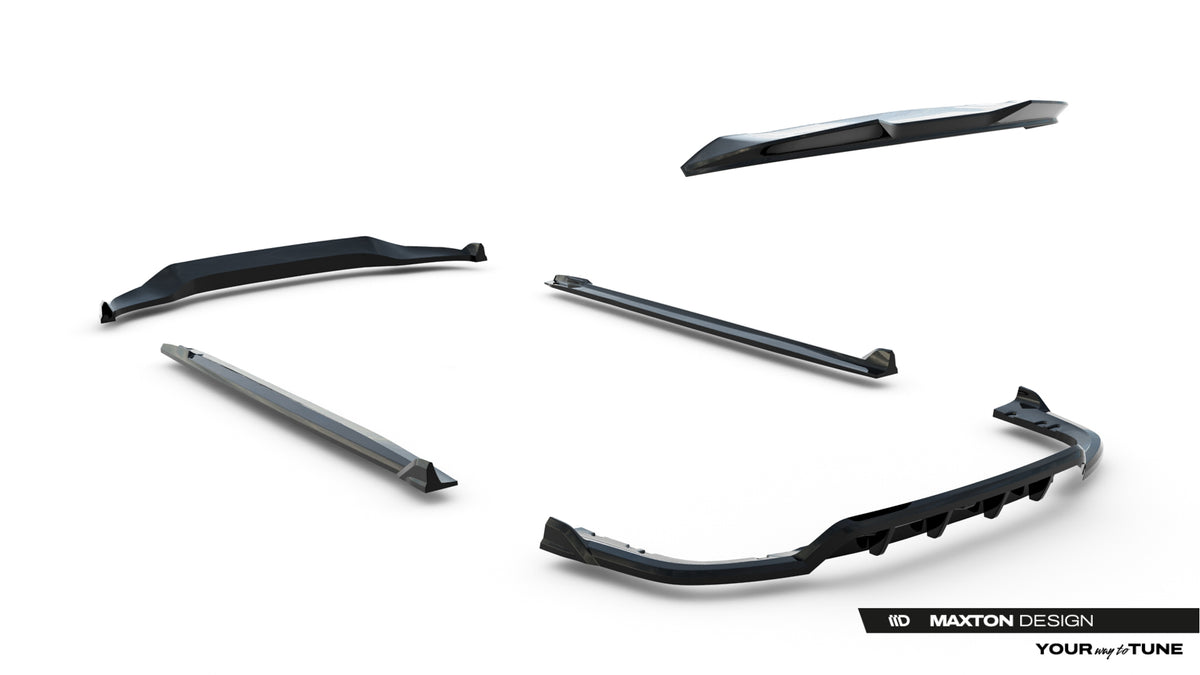 Frontsplitter BMW X5 G05 M-Pakke – nærbilde passform
