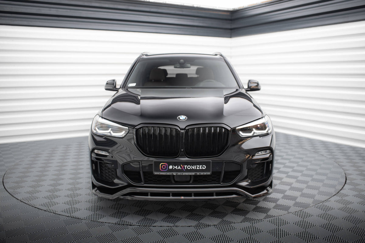 Maxton frontsplitter BMW X5 G05 M-Pakke – monteringsdetalj