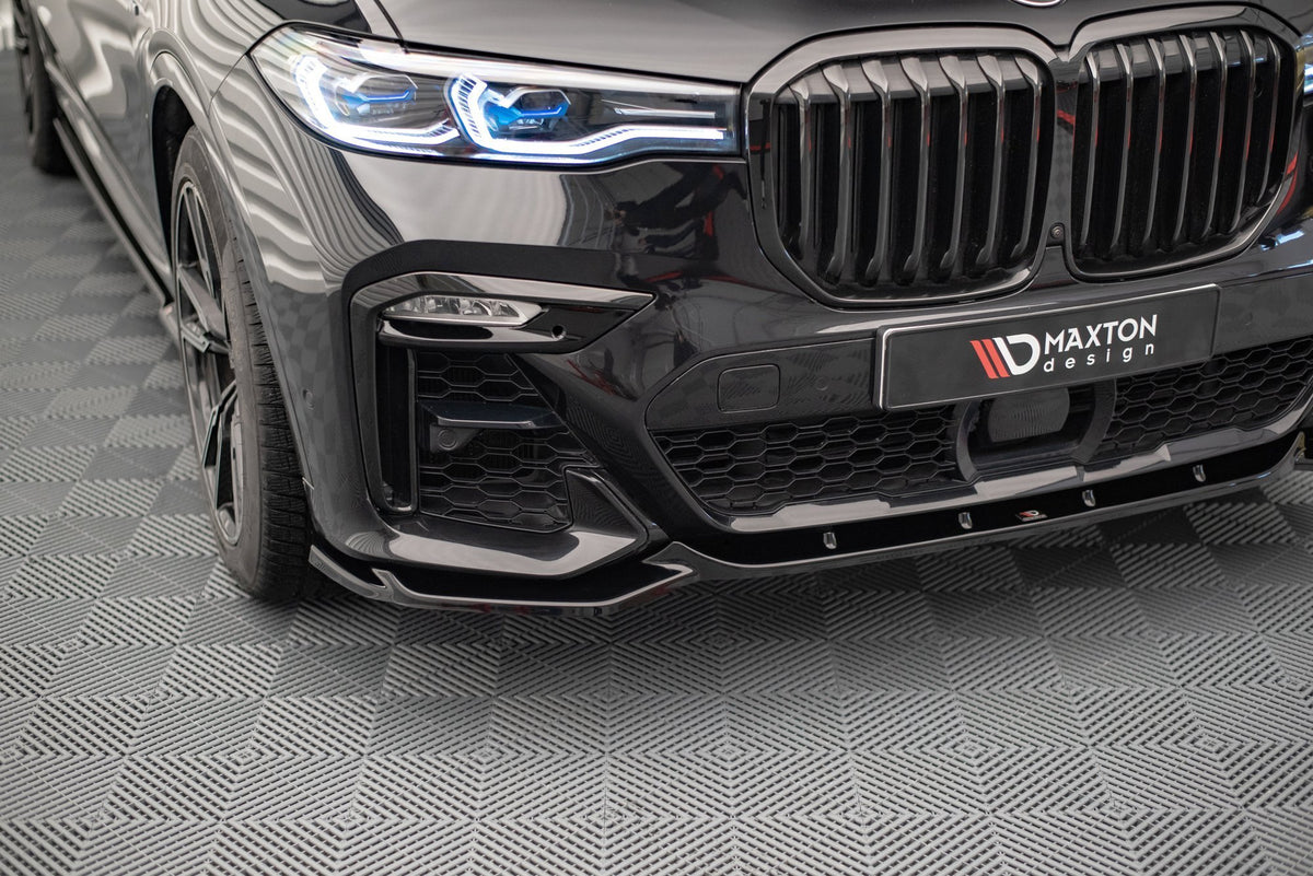 Splittersett BMW X7 G07 M-Pakke, venstre frontsplitter nærbilde