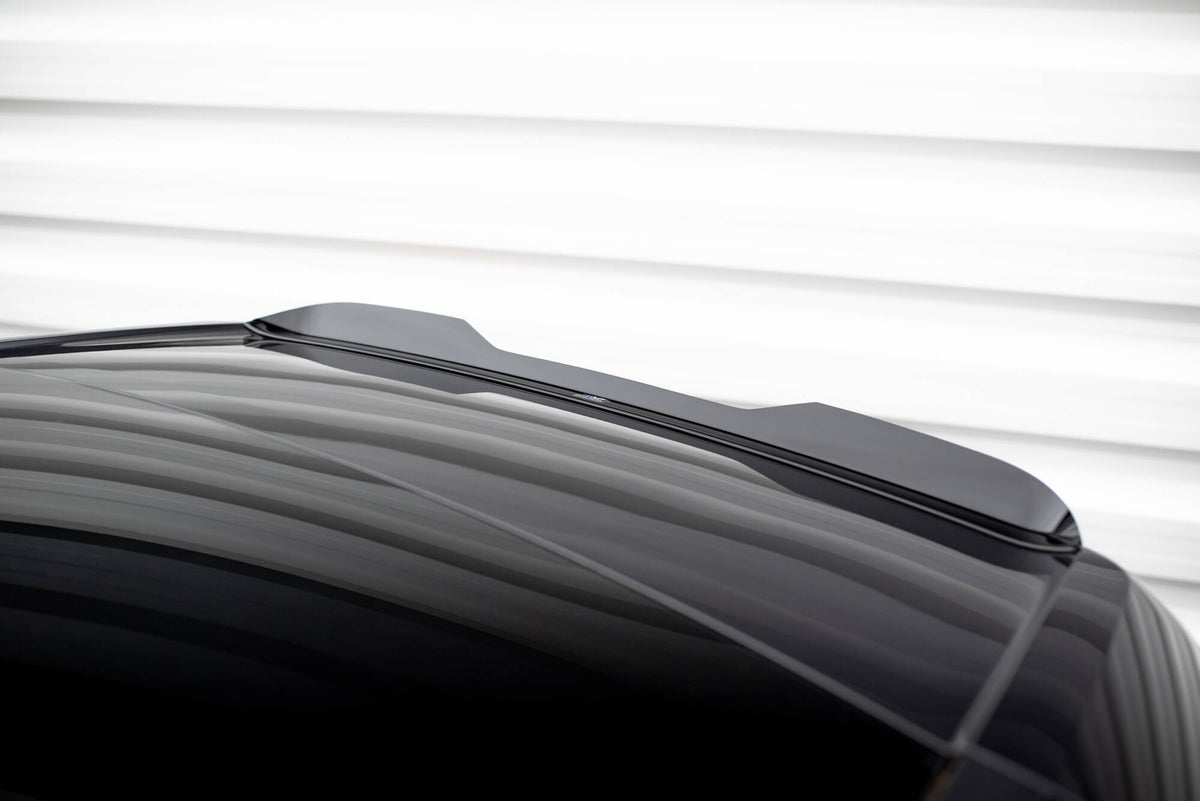 Front splitter BMW iX i20 M-Pack i svart ABS-plast, nedre frontleppe