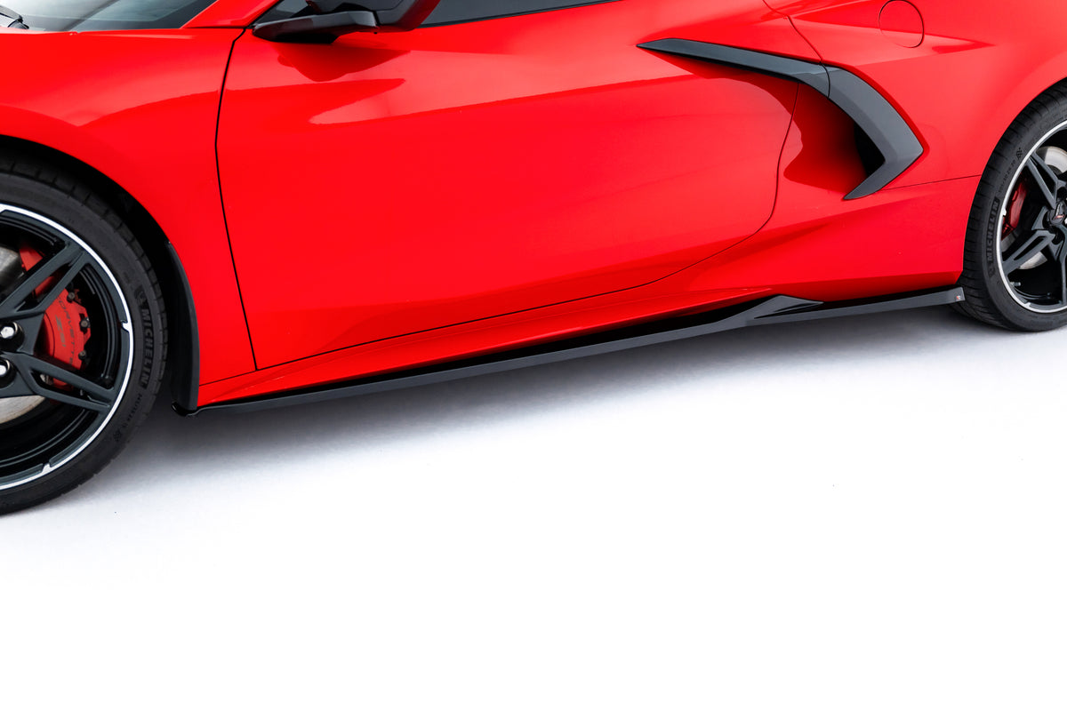 Splittersett Chevrolet Corvette C8 20- - CH-CO-C8-SET