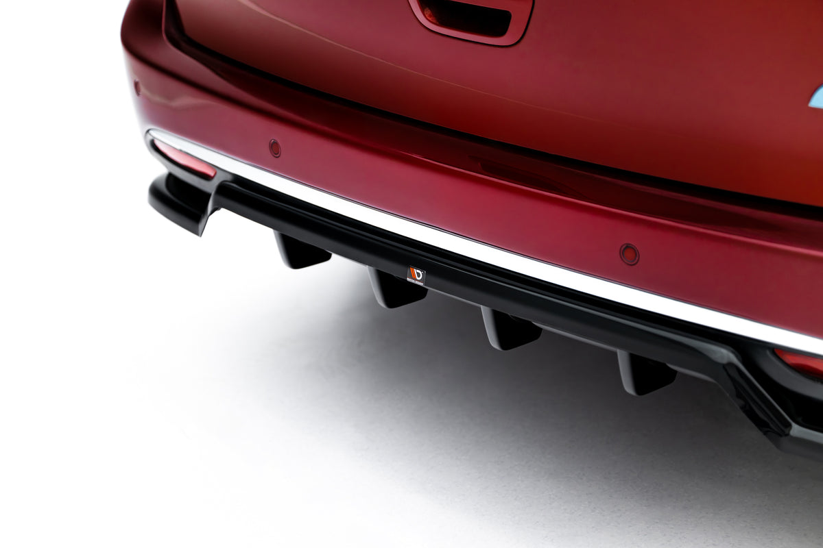 Komplett splittersett til Chrysler Pacifica med alle fire deler lagt ut ovenfra