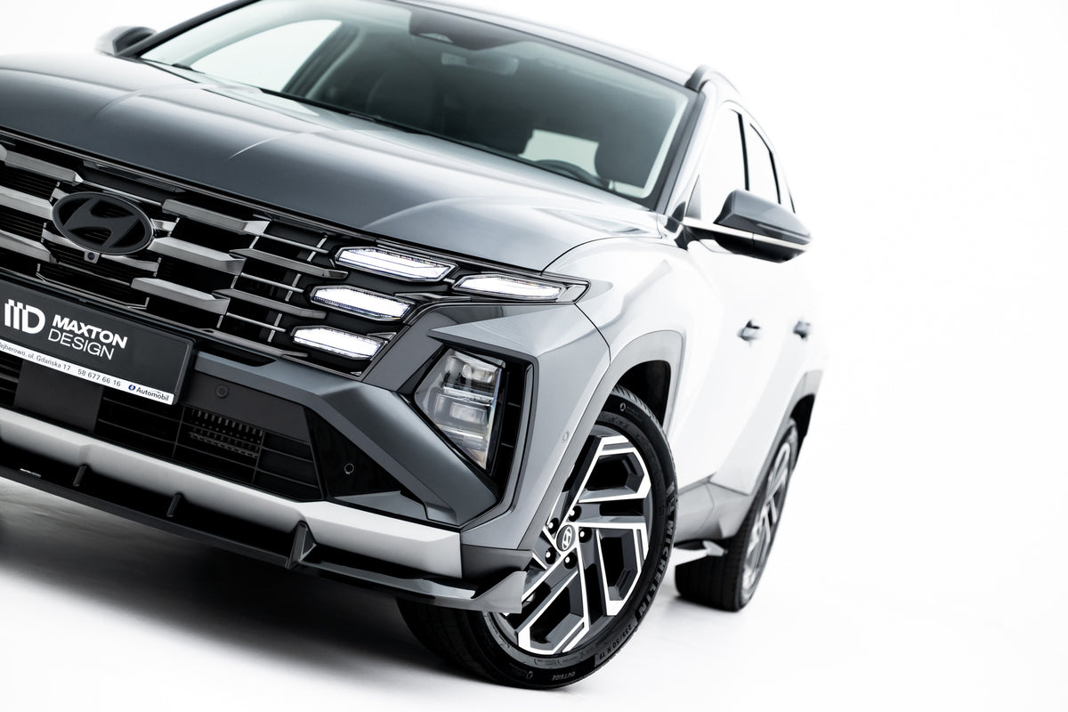 Sideskjørt diffusers til Hyundai Tucson Mk4 Facelift i blank sort