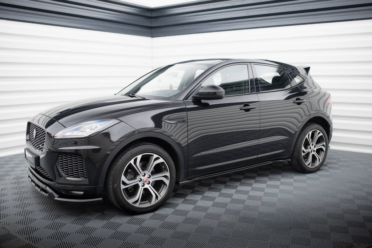 Splittersett til Jaguar E-Pace R-Dynamic MK1 – alle fire deler vist samlet