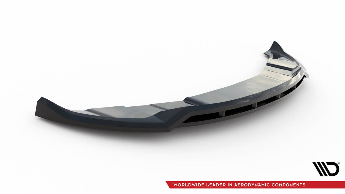 Spoilerlokk fra Maxton Design til Range Rover Evoque Facelift montert på sort bil