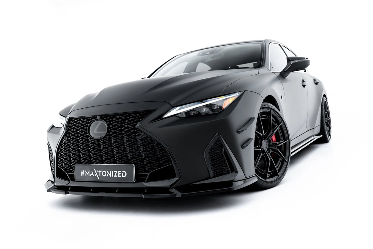 Sidesplittere bak i blank sort til Lexus IS 500