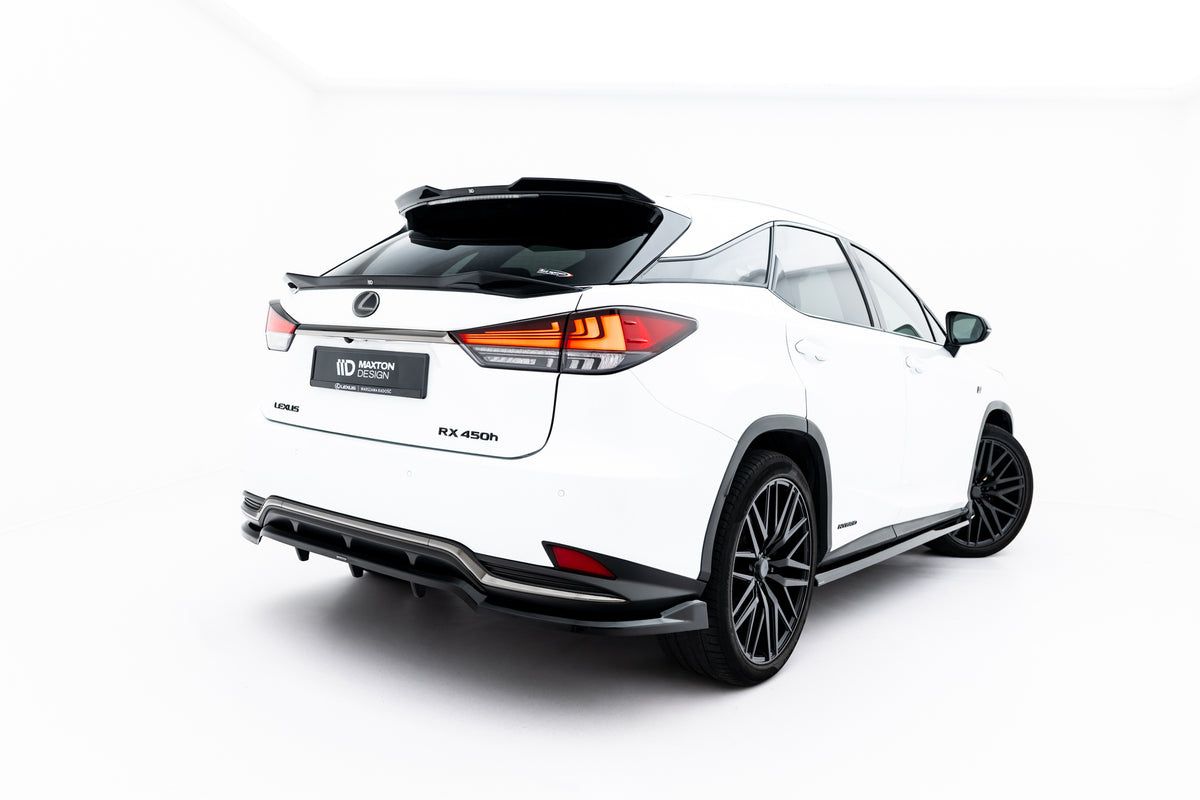 Splittersett til Lexus RX F-Sport Mk4 Facelift sett bakfra