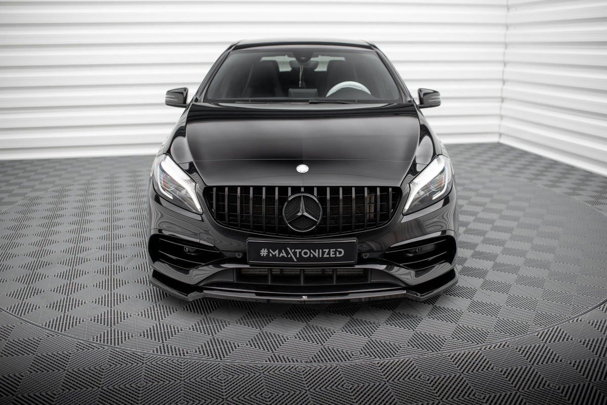 Splittersett Mercedes A AMG-Line W176 Facelift 2015-2018 - ME-A-176F-AMGLINE-SET