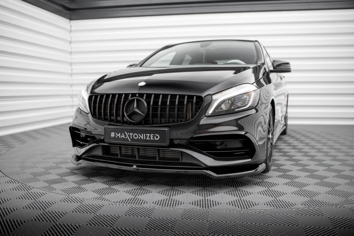 Splittersett Mercedes A AMG-Line W176 Facelift 2015-2018 - ME-A-176F-AMGLINE-SET